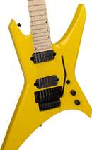 Jackson Guitars PRO SERIES WR7 Signature Dave Davidson Warrior 7-String Electric Guitar (Racing Yellow)