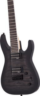 Jackson Guitars JS SERIES DINKY ARCH TOP JS22Q-7 DKA HT 7-String Electric Guitar (Transparent Black Burst)