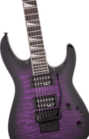 Jackson Guitars JS SERIES DINKY ARCH TOP JS32Q DKA Electric Guitar (Transparent Purple Burst)