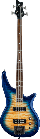 Jackson Guitars JS SERIES SPECTRA JS3Q Electric Bass (Amber Blue Burst)