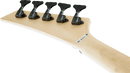 Basse électrique 5 cordes Jackson Guitars série JS JS3VQ Concert (rouge transparent dégradé)