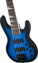 Basse électrique 5 cordes Jackson Guitars série JS JS3V Concert (Bleu métallisé dégradé)