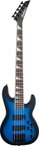 Basse électrique 5 cordes Jackson Guitars série JS JS3V Concert (Bleu métallisé dégradé)