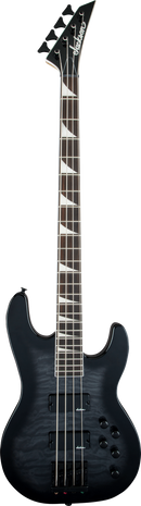 Basse électrique de concert Jackson Guitars série JS JS3Q (noir transparent dégradé)