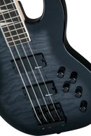 Basse électrique de concert Jackson Guitars série JS JS3Q (noir transparent dégradé)