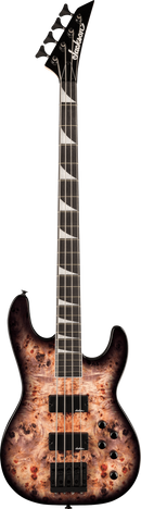 Basse électrique de concert Jackson Guitars série JS JS3P (noir transparent dégradé)