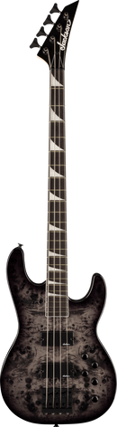Basse électrique de concert Jackson Guitars série JS JS3P (noir transparent)