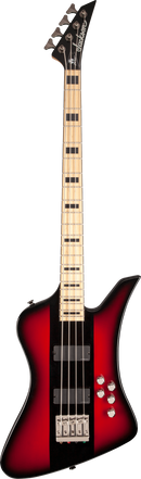 Jackson Guitars X SERIES KELLY BIRD IV Signature David Ellefson Electric Bass (Red Stripe)