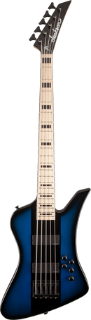 Jackson Guitars X SERIES KELLY BIRD V Signature David Ellefson 5-String Electric Bass (Blue Stripe)
