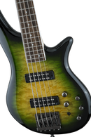 Basse électrique 5 cordes Jackson Guitars JS SERIES SPECTRA JS3QV (Alien Burst)
