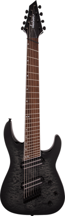 Jackson Guitars X SERIES SOLOIST ARCH TOP SLATX8Q MS Multi-Scale 7-String Electric Guitar (Transparent Black Burst)