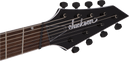 Jackson Guitars X SERIES SOLOIST ARCH TOP SLATX8Q MS Multi-Scale 7-String Electric Guitar (Transparent Black Burst)