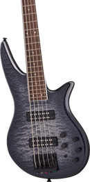 Jackson Guitars X SERIES SPECTRA SBXQ V 5-String Electric Bass Guitar (Transparent Black Burst)