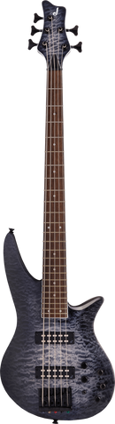 Jackson Guitars X SERIES SPECTRA SBXQ V 5-String Electric Bass Guitar (Transparent Black Burst)