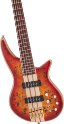 Basse électrique 5 cordes Jackson Guitars PRO SERIES SPECTRA SBP V (Transparent Cherry Burst)