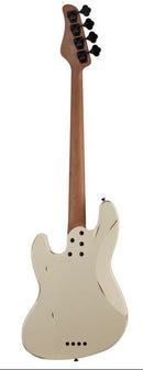 Basse électrique Schecter J-4 SEXX RELIC (Worn Ivory)
