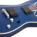 Schecter C-1 PLATINUM Electric Guitar (Satin Transparent Midnight Blue)