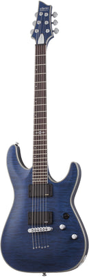 Schecter C-1 PLATINUM Electric Guitar (Satin Transparent Midnight Blue)