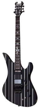 Guitare électrique Schecter SYNYSTER GATES SIGNATURE CUSTOM-S (Gloss Black With Silver Pin Stripes)
