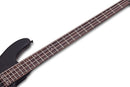 Schecter STILETTO STEALTH-4 Electric Bass Guitar (Satin Black)