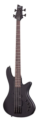 Schecter STILETTO STEALTH-4 Electric Bass Guitar (Satin Black)