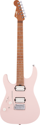 Guitare électrique Charvel Guitars PRO-MOD DK24 HH 2PT CM LH pour gaucher (rose satiné)