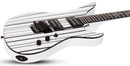Schecter SYNYSTER STANDARD Electric Guitar (White With Black Pinstripes)