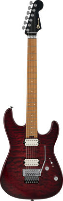 Guitare électrique Charvel Guitars PRO-MOD PLUS SAN DIMAS STYLE 1 HH FR CM (Sangria Burst)