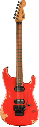 Guitare électrique Charvel Guitars PRO-MOD RELIC SAN DIMAS STYLE 1 HH FR PF (Orange vieilli)
