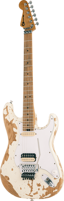 Guitare électrique Charvel Guitars PRO-MOD SO-CAL STYLE 1 HS FR M Édition Limitée Signature Henrik Danhage (White Relic)