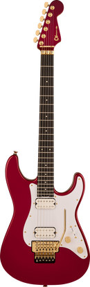 Charvel Guitars PRO-MOD PLUS SO-CAL STYLE 1 HH FR EB Electric Guitar (Candy Apple Red)