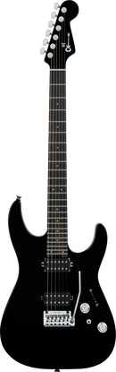 Guitare électrique Charvel Guitars PRO-MOD PLUS DINKY DK24 HH 2PT E (Noir corbeau)