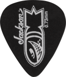 Jackson Guitars 351 BOMB Guitar Picks (Black, Medium) - .73mm, 12 Pack