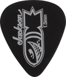Jackson Guitars 351 BOMB Guitar Picks (Black, Heavy) - 1mm, 12 Pack