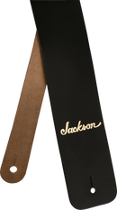 Jackson Guitars LEATHER Guitar Strap (Black)