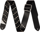 Sangle de guitare Jackson DIAGONAL STUD LEATHER (Noir) - 2.5in