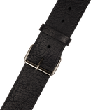 Jackson Guitars SHARK FIN LEATHER Guitar Strap (Black And White) - 2in