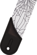 Sangle de guitare Jackson Guitars CRACKED MIRROR (White) - 2in