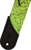 Sangle de guitare Jackson Guitars CRACKED MIRROR (Green) - 2in