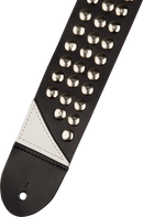 Jackson Guitars STUD LEATHER Guitar Strap (Black) - 2.5in