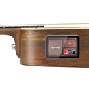 Lava Music Lava Me 4 Guitare électrique acoustique - 36 "(Woodgrain Brown & Burlywood)