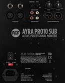 RCF AYRA-PRO-10S Active Professional Subwoofer System - 10in (DEMO)
