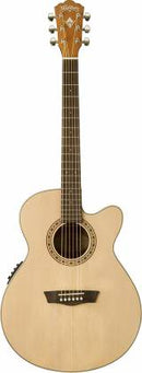 Guitare électro-acoustique Washburn WG7SCE-A Harvest Series (Natural Gloss)