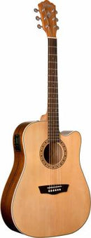 Guitare électro-acoustique Washburn WD7SCE-A Harvest Series (Natural Gloss)