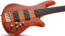 Basse électrique 5 cordes fretless Schecter STILETTO STUDIO-5 FL (Honey Satin)