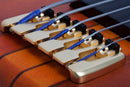 Basse électrique 5 cordes fretless Schecter STILETTO STUDIO-5 FL (Honey Satin)