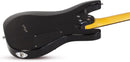 Guitare électrique pour gaucher Schecter C-6 PLUS (Charcoal Burst)