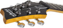 Guitare électrique pour gaucher Schecter C-6 PLUS (Charcoal Burst)
