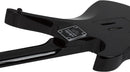 Guitare électrique Schecter SYNYSTER STANDARD (Gloss Black avec rayures argentées)