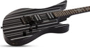 Guitare électrique Schecter SYNYSTER STANDARD (Gloss Black avec rayures argentées)